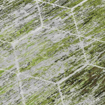 Addison Rugs Galyn Olive Washable Indoor-Outdoor Rug