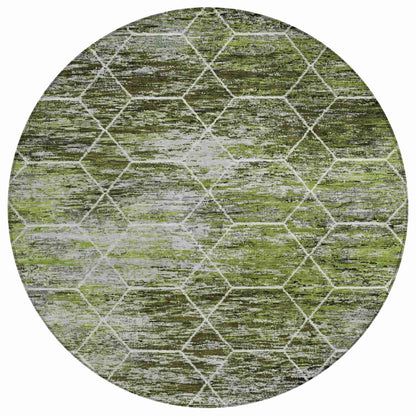 Addison Rugs Galyn Olive Washable Indoor-Outdoor Rug