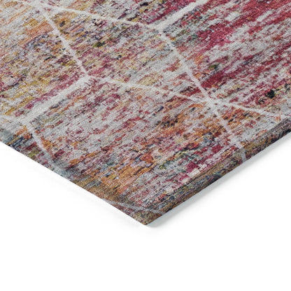 Addison Rugs Galyn Pink Washable Indoor-Outdoor Rug