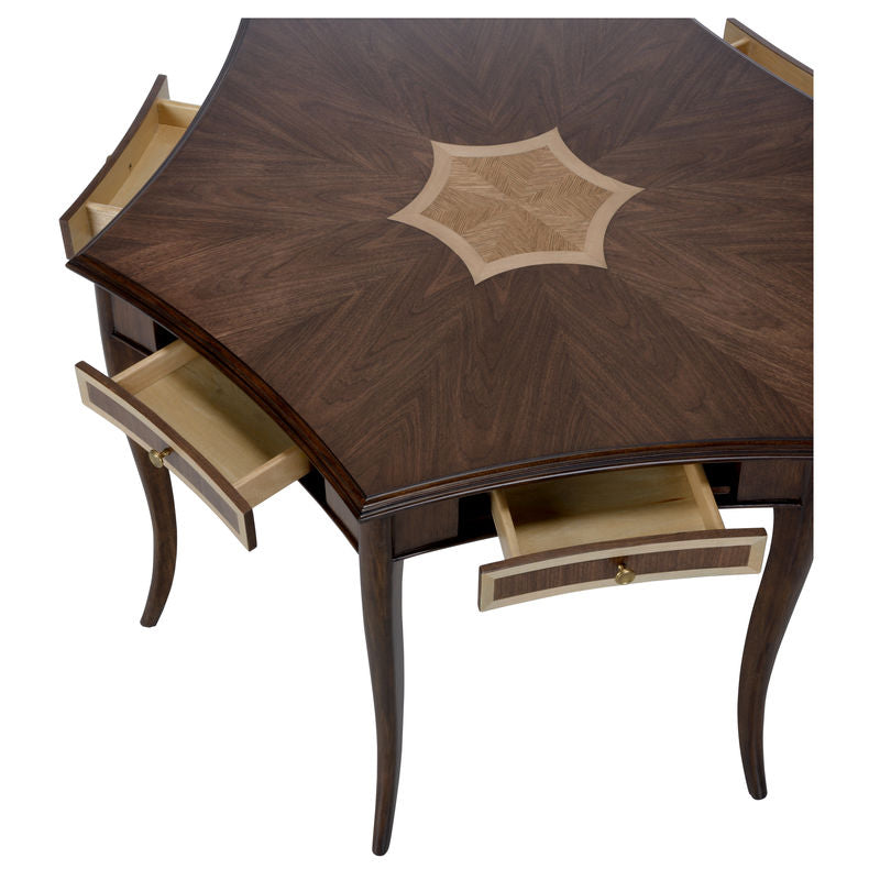 Game Wooden Geometric Night Table-Side Tables-Wildwood-LOOMLAN