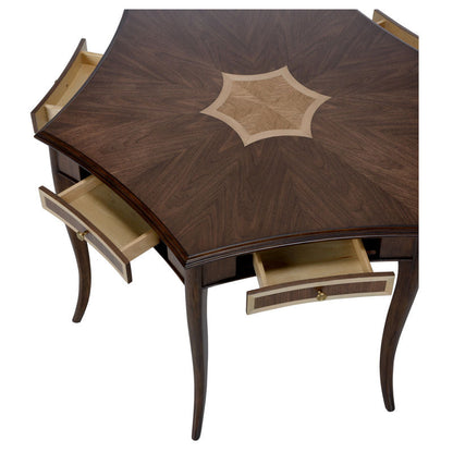 Game Wooden Geometric Night Table-Side Tables-Wildwood-LOOMLAN