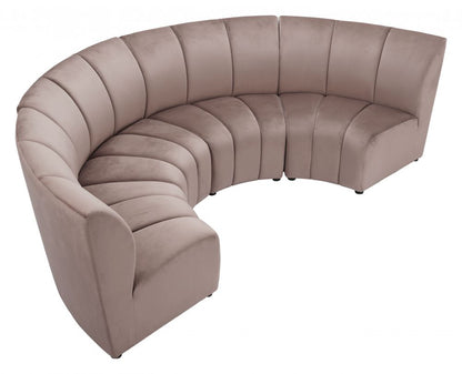 Zuo Modern Garbi Velvet Modular Sectional