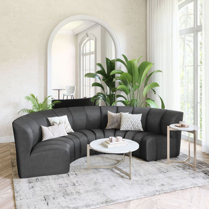 Zuo Modern Garbi Velvet Modular Sectional