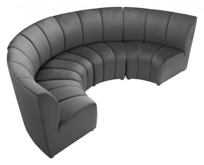 Zuo Modern Garbi Velvet Modular Sectional