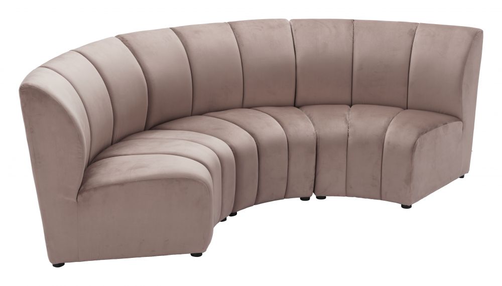 Zuo Modern Garbi Velvet Modular Sectional