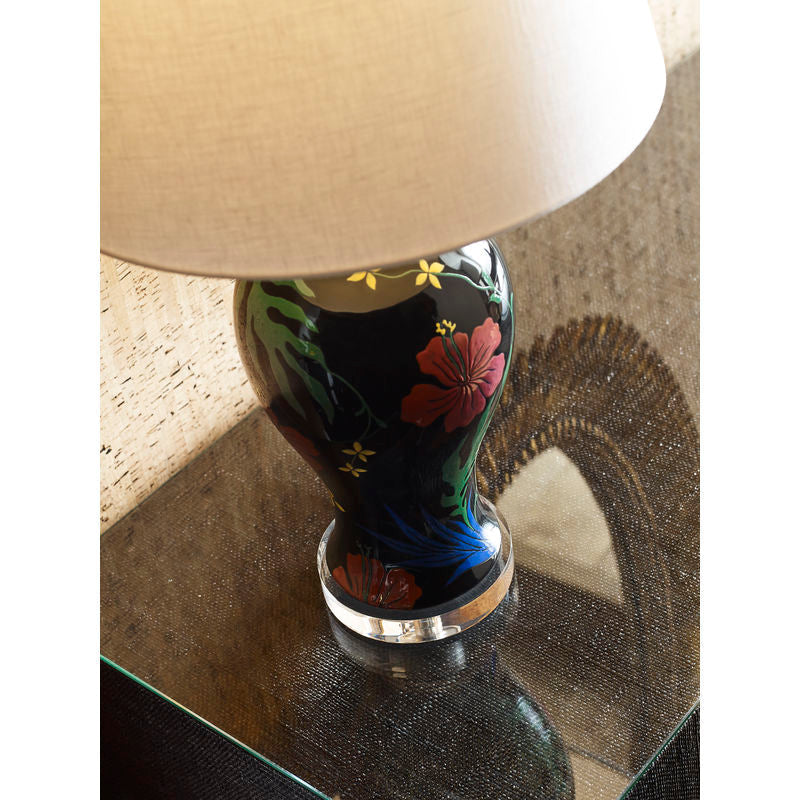 Wildwood Garden Party Black Table Lamp