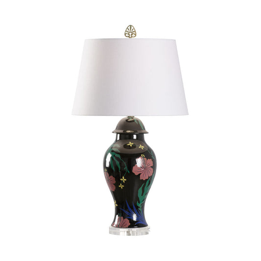 Wildwood Garden Party Black Table Lamp