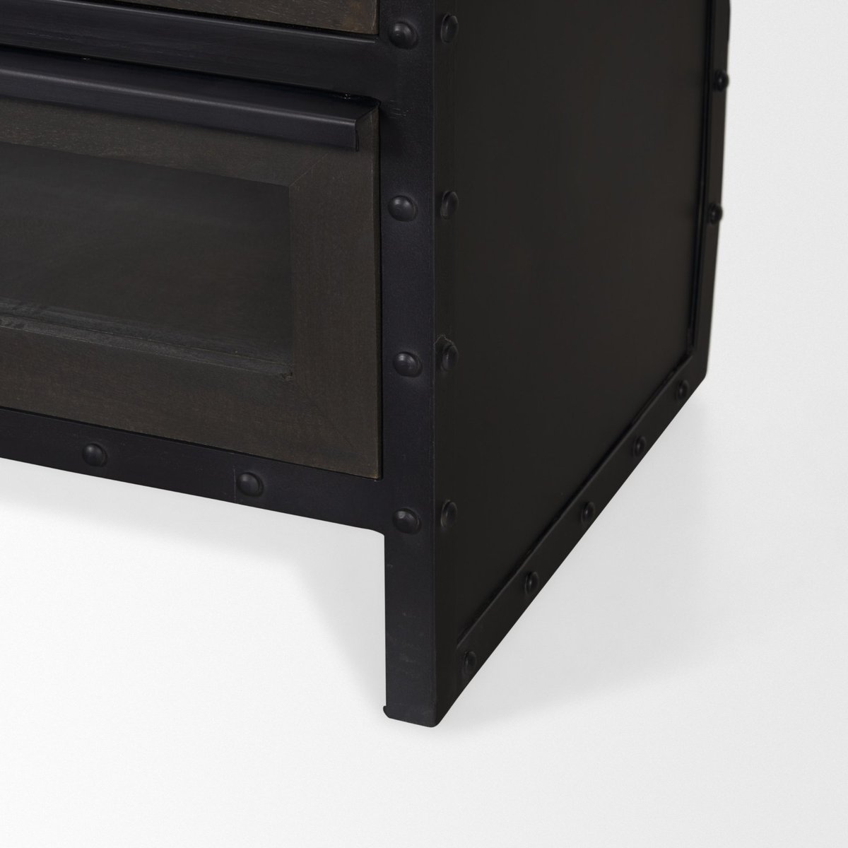 Mercana Gehry Fourt Doors Wood Sideboard