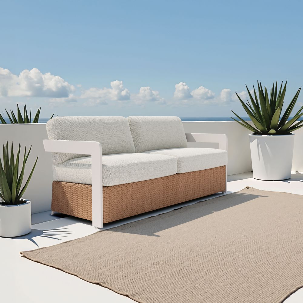 Zuo Modern Gelo Olefin Fabric Outdoor Sofa