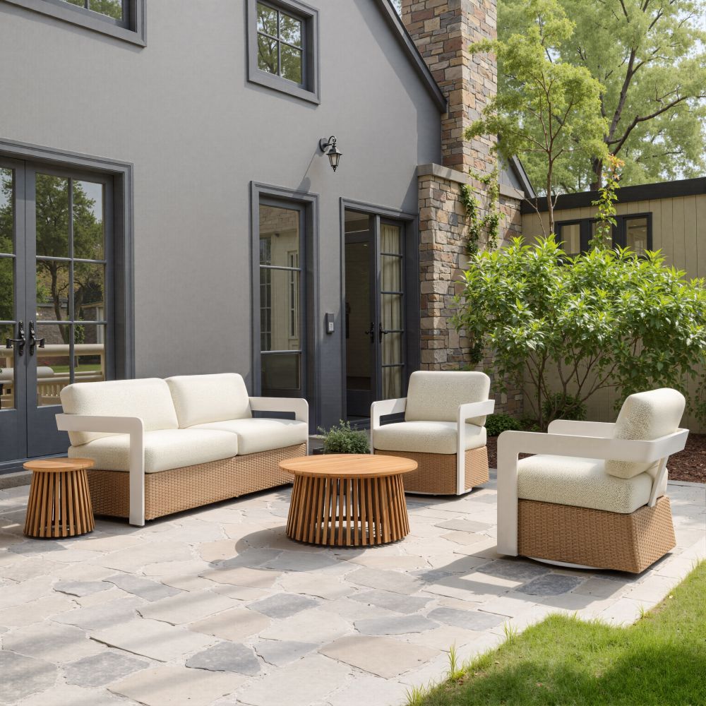 Zuo Modern Gelo Olefin Fabric Outdoor Sofa