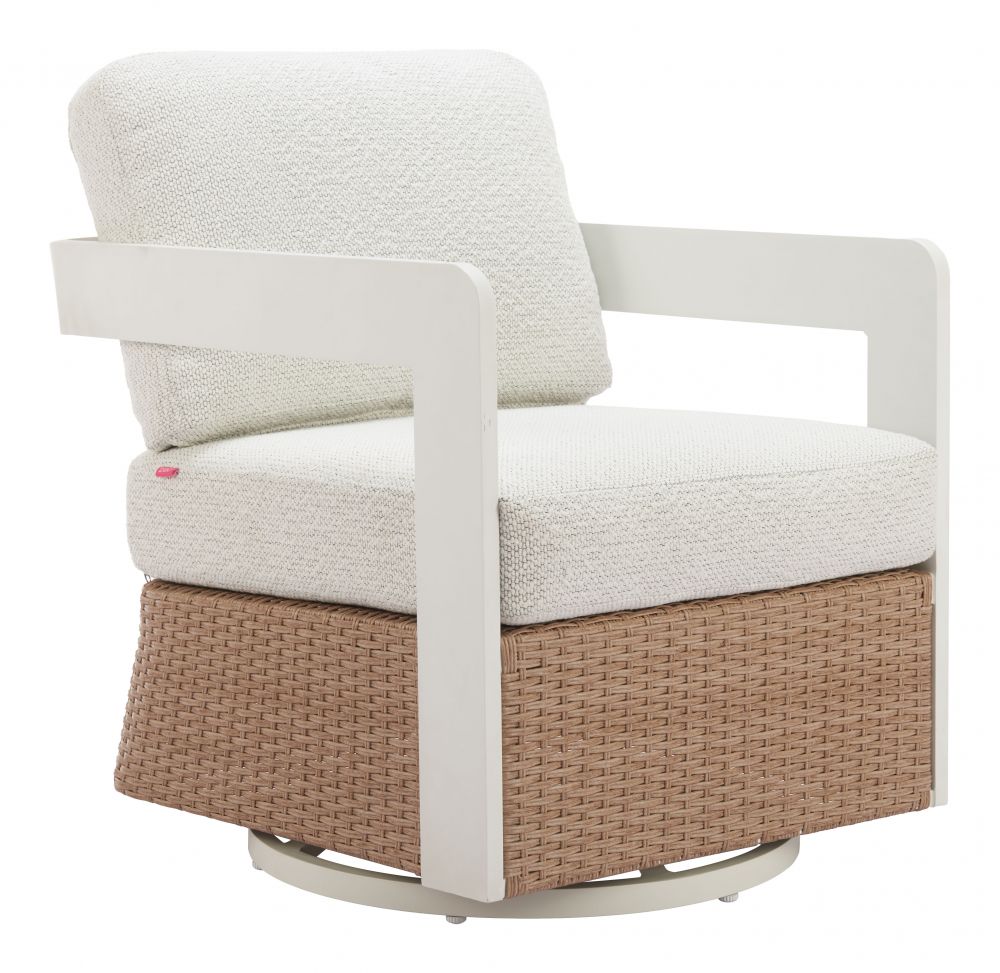 Zuo Modern Gelo Olefin Fabric Outdoor Swivel Chair