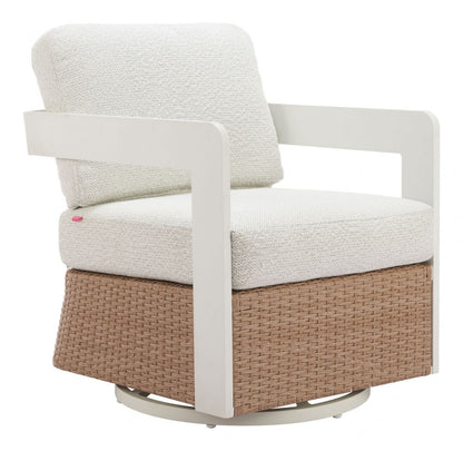 Zuo Modern Gelo Olefin Fabric Outdoor Swivel Chair
