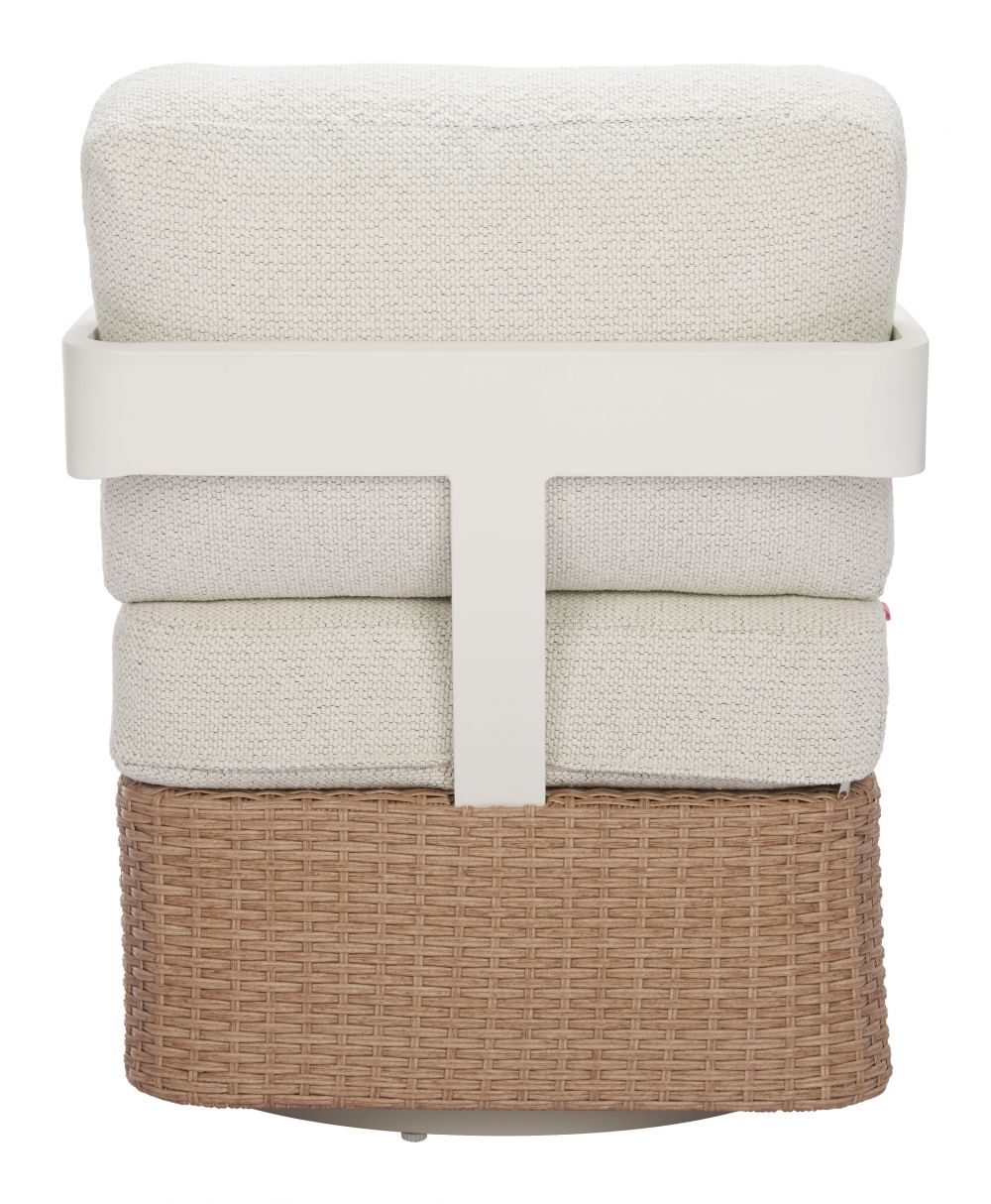 Zuo Modern Gelo Olefin Fabric Outdoor Swivel Chair