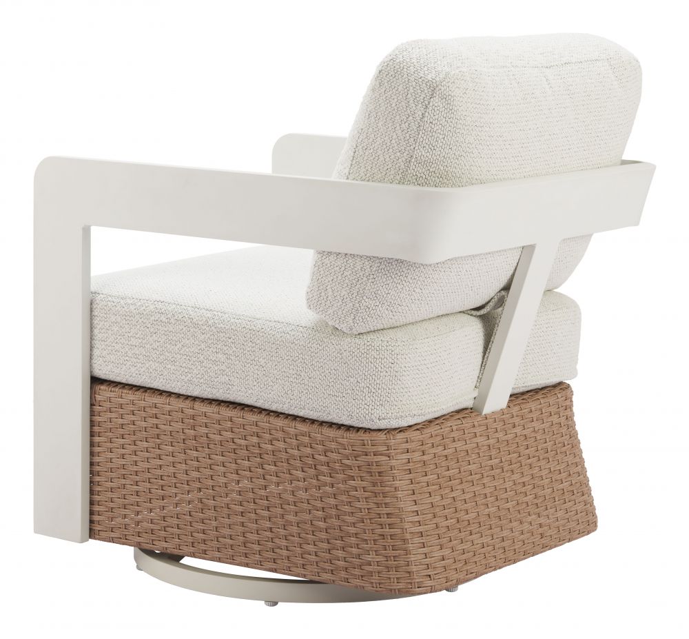 Zuo Modern Gelo Olefin Fabric Outdoor Swivel Chair