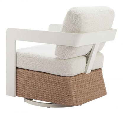 Zuo Modern Gelo Olefin Fabric Outdoor Swivel Chair