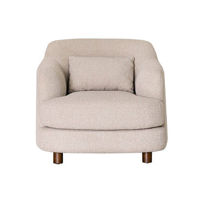 LH Home Generation Beige Fabric Club Chair