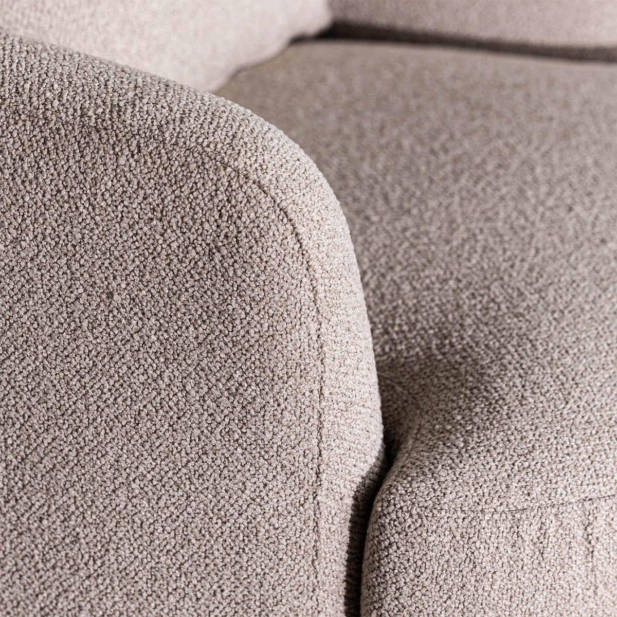 LH Home Generation Beige Fabric Club Chair