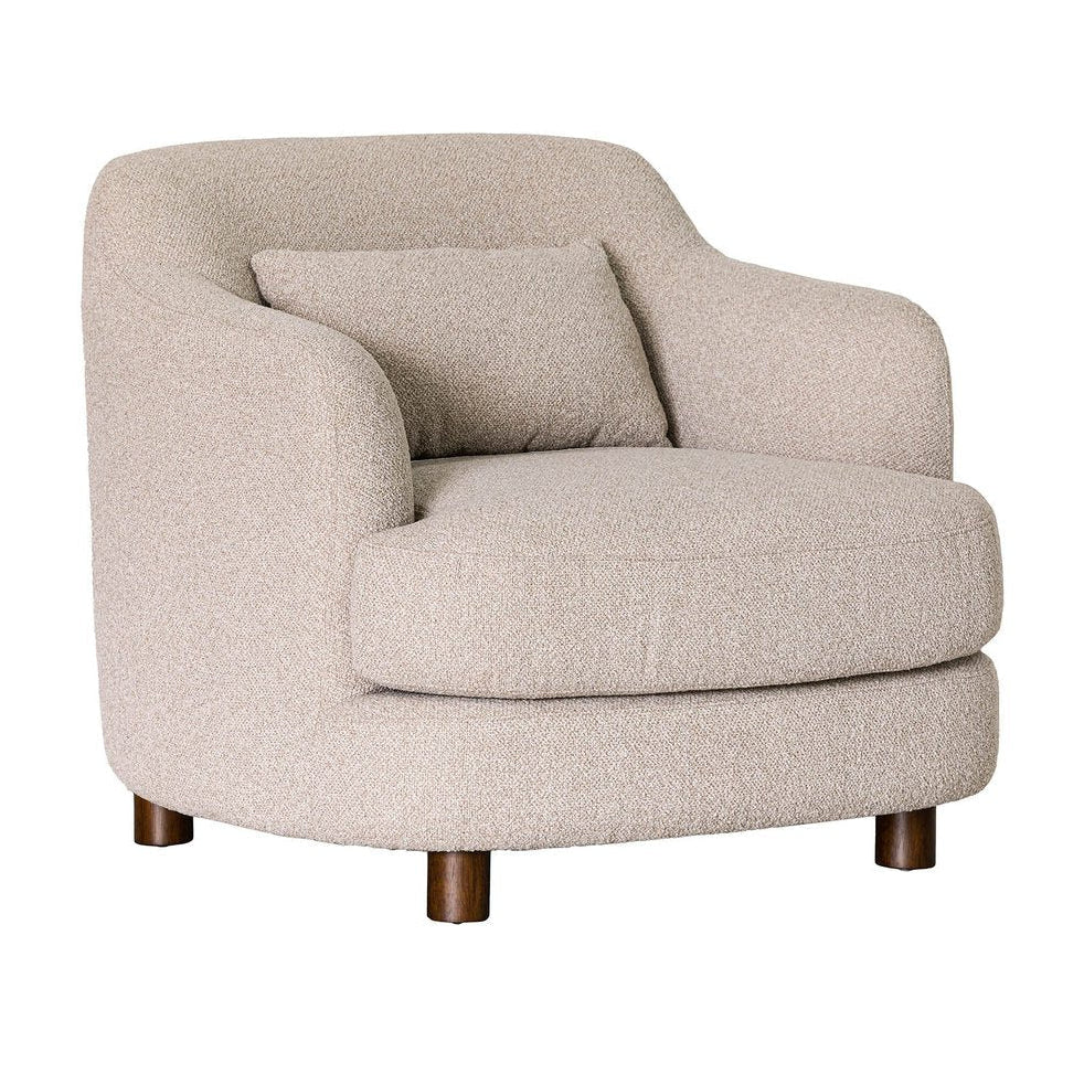 LH Home Generation Beige Fabric Club Chair