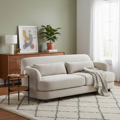 LH Home Generation Beige Fabric Sofa