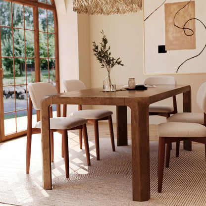 LH Home Genesis Wooden Rectangular Dining Table