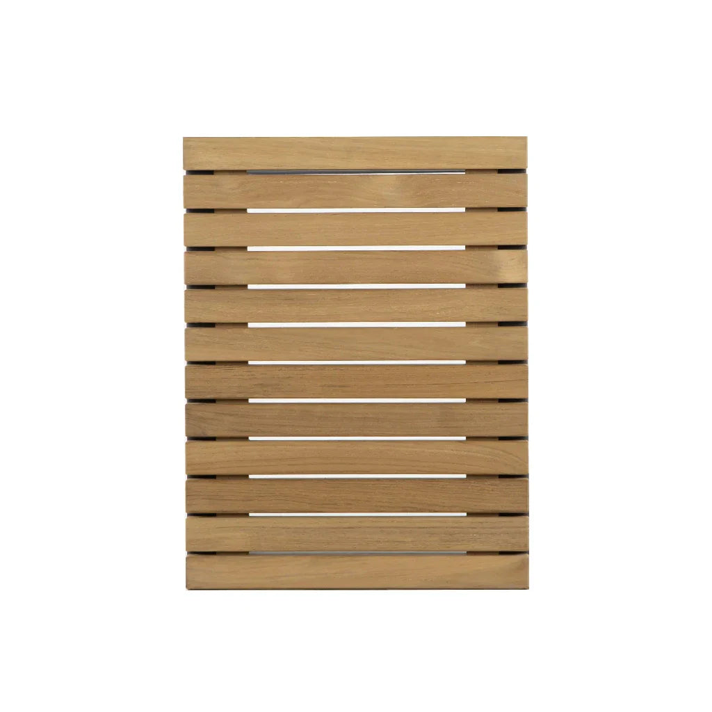 Geneve Aluminum Outdoor C-Shaped End Table