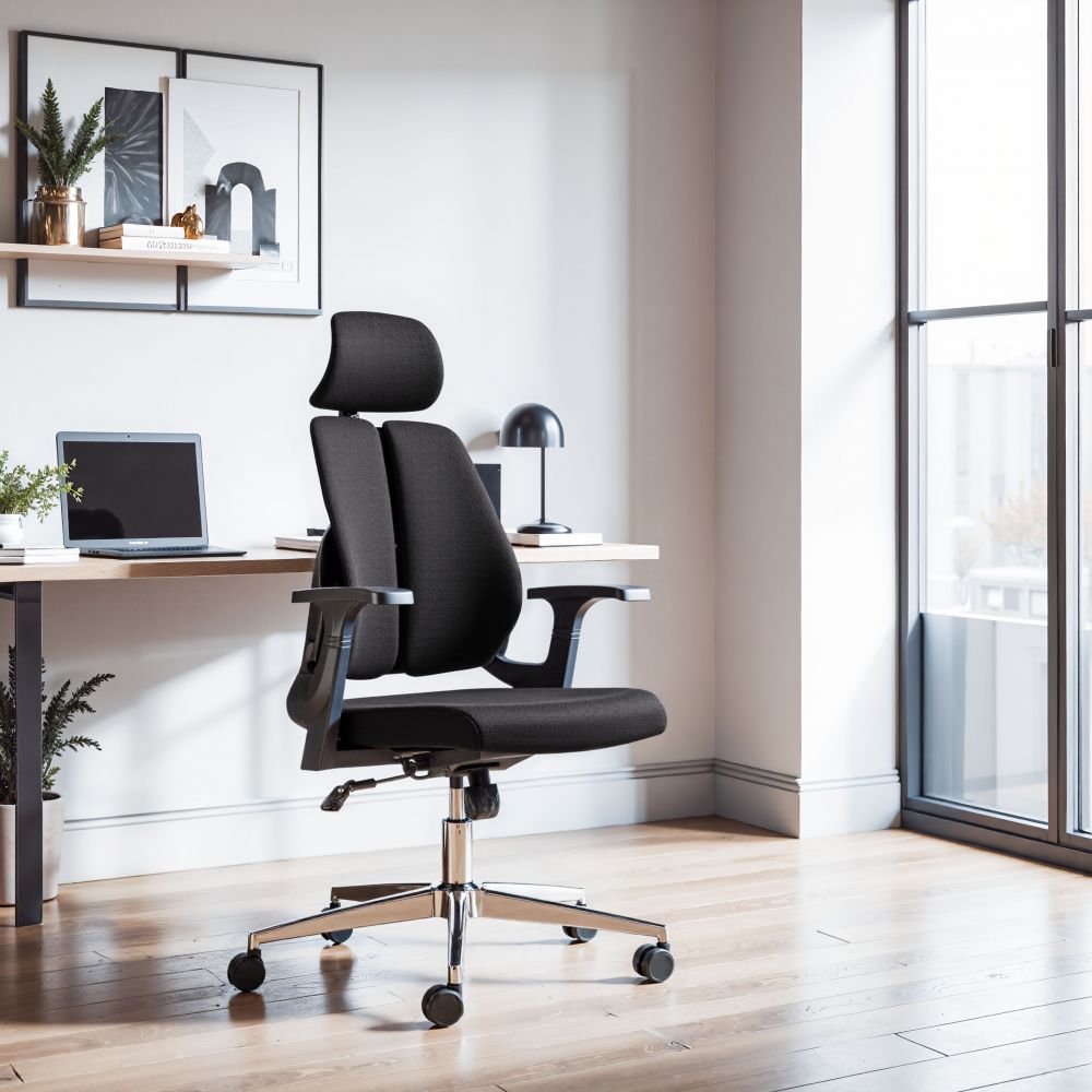 Zuo Modern Genric Black Mesh Fabric Office Chair
