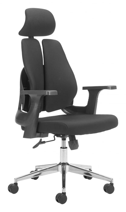 Zuo Modern Genric Black Mesh Fabric Office Chair