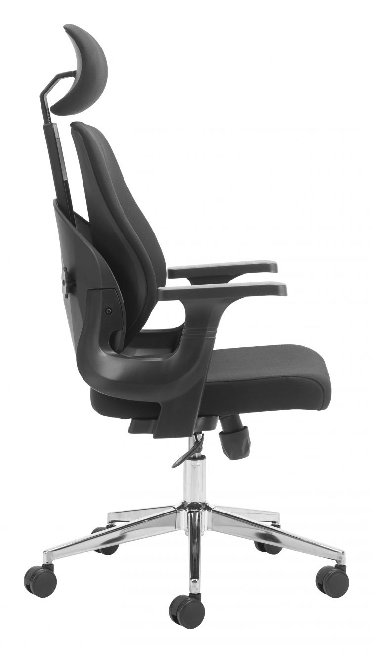 Zuo Modern Genric Black Mesh Fabric Office Chair