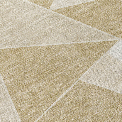 Addison Rugs Gentle Waves Beige Washable Indoor-Outdoor Rug
