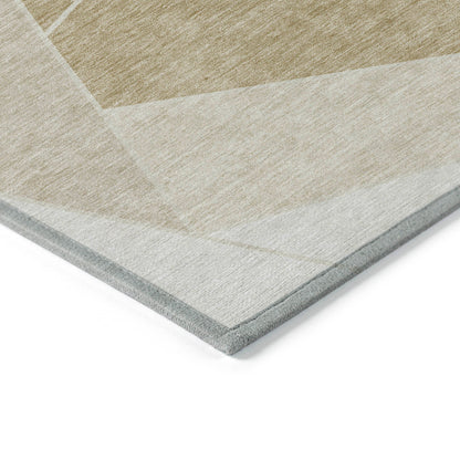 Addison Rugs Gentle Waves Beige Washable Indoor-Outdoor Rug