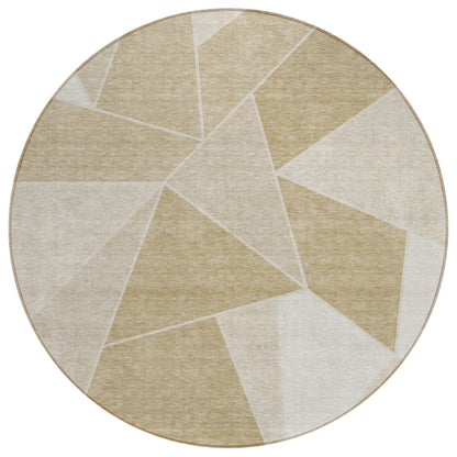 Addison Rugs Gentle Waves Beige Washable Indoor-Outdoor Rug