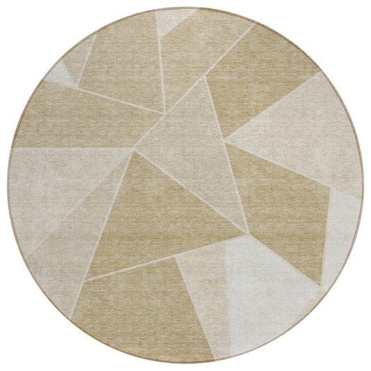 Addison Rugs Gentle Waves Beige Washable Indoor-Outdoor Rug