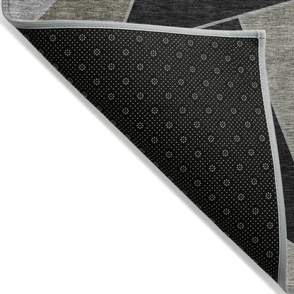 Addison Rugs Gentle Waves Chocolate Washable Indoor-Outdoor Rug