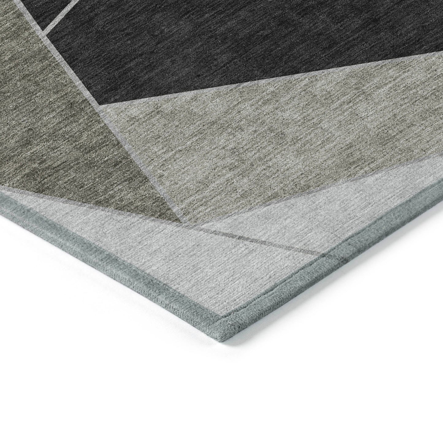 Addison Rugs Gentle Waves Chocolate Washable Indoor-Outdoor Rug