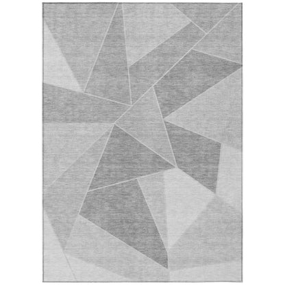 Addison Rugs Gentle Waves Grey Washable Indoor-Outdoor Rug