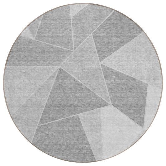 Addison Rugs Gentle Waves Grey Washable Indoor-Outdoor Rug