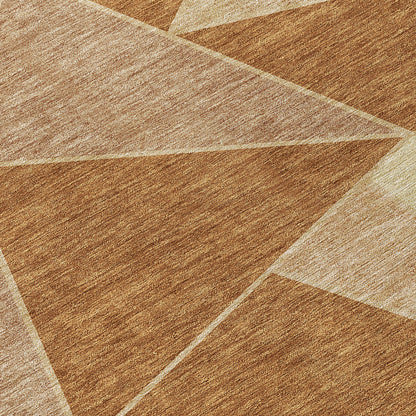 Addison Rugs Gentle Waves Paprika Washable Indoor-Outdoor Rug