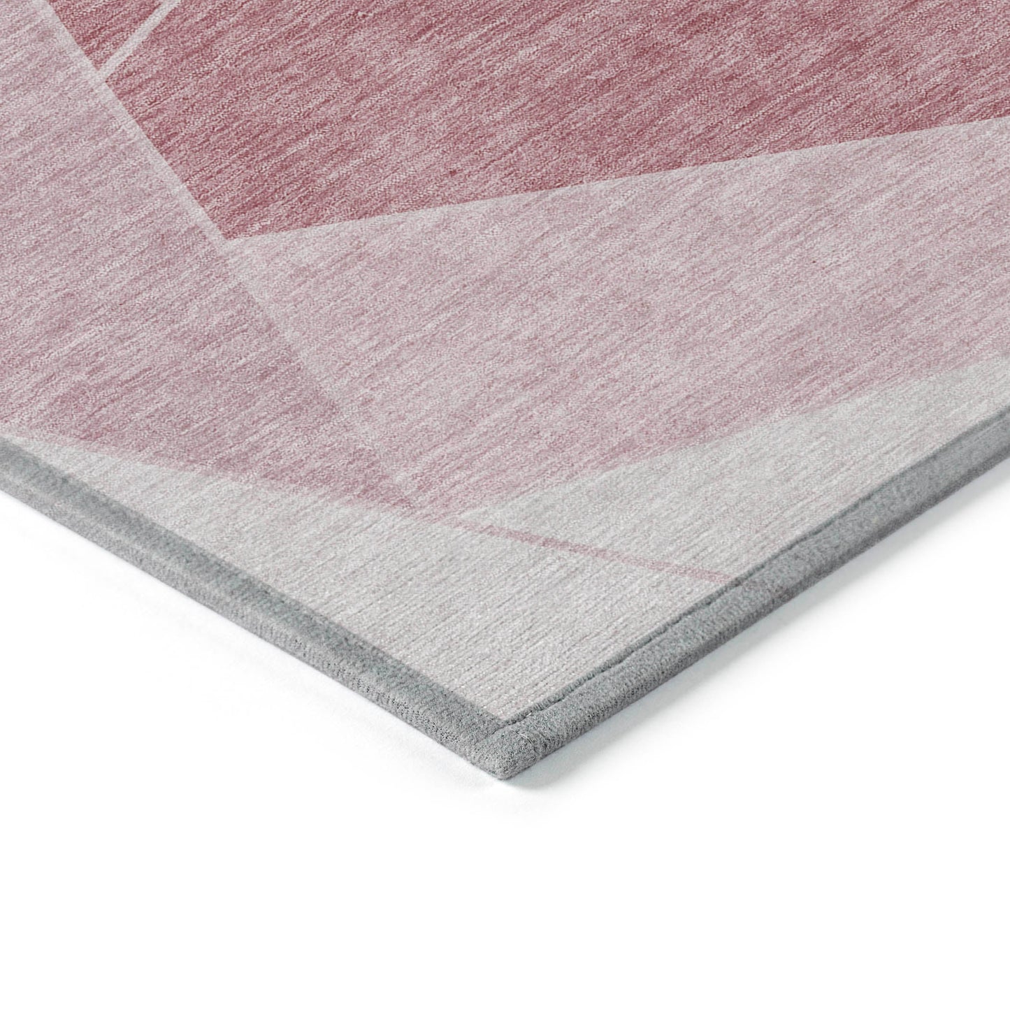 Addison Rugs Gentle Waves Pink Washable Indoor-Outdoor Rug