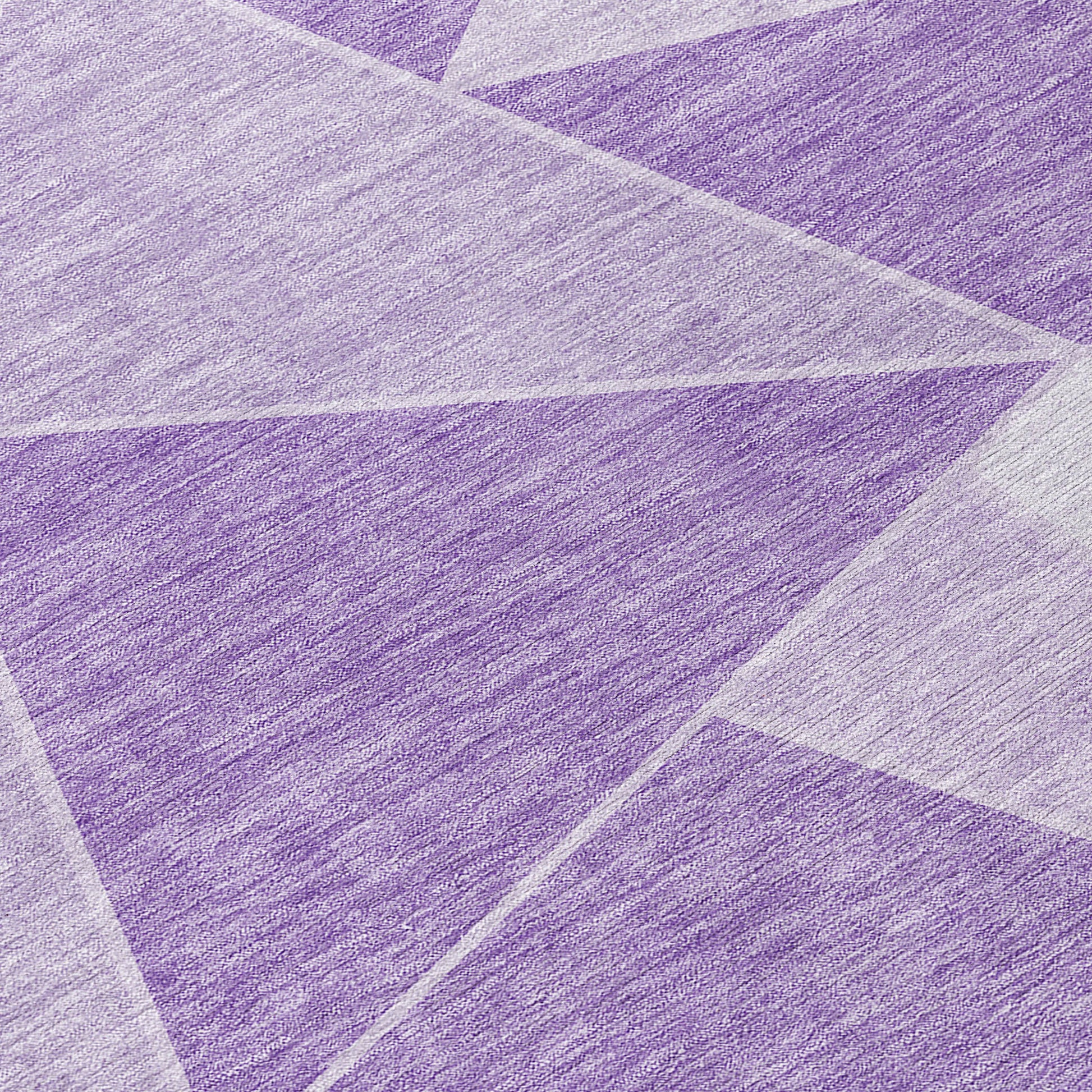 Addison Rugs Gentle Waves Lilac Washable Indoor-Outdoor Rug