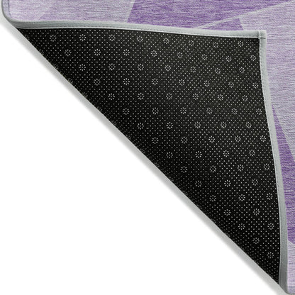 Addison Rugs Gentle Waves Lilac Washable Indoor-Outdoor Rug