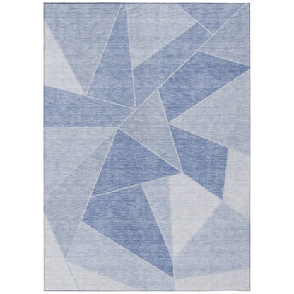 Addison Rugs Gentle Waves Sky Washable Indoor-Outdoor Rug