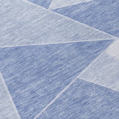 Addison Rugs Gentle Waves Sky Washable Indoor-Outdoor Rug