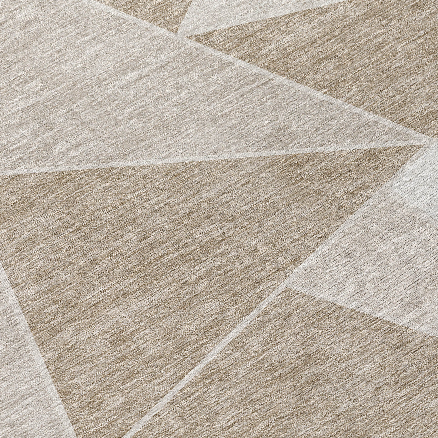 Addison Rugs Gentle Waves Taupe Washable Indoor-Outdoor Rug