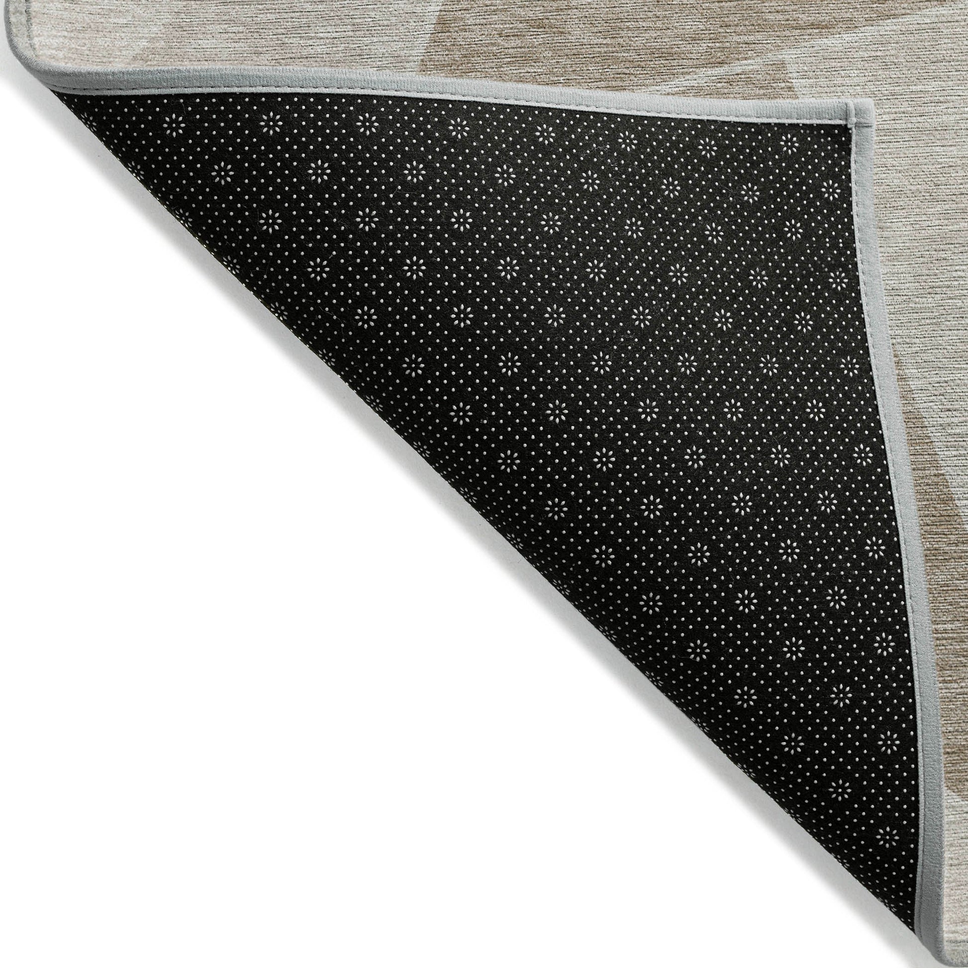 Addison Rugs Gentle Waves Taupe Washable Indoor-Outdoor Rug