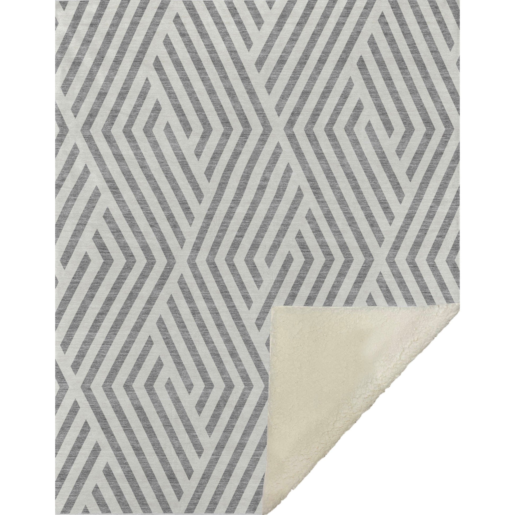 Addison Rugs Geometric Grey Washable Indoor-Outdoor Rug