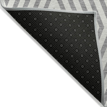 Addison Rugs Geometric Grey Washable Indoor-Outdoor Rug
