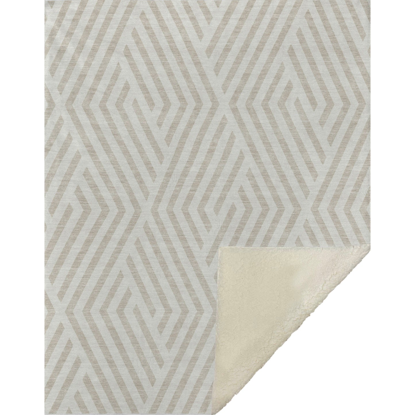 Addison Rugs Geometric Ivory Washable Indoor-Outdoor Rug