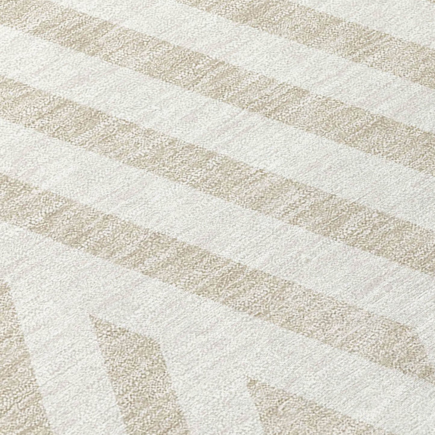 Addison Rugs Geometric Ivory Washable Indoor-Outdoor Rug