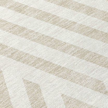 Addison Rugs Geometric Ivory Washable Indoor-Outdoor Rug