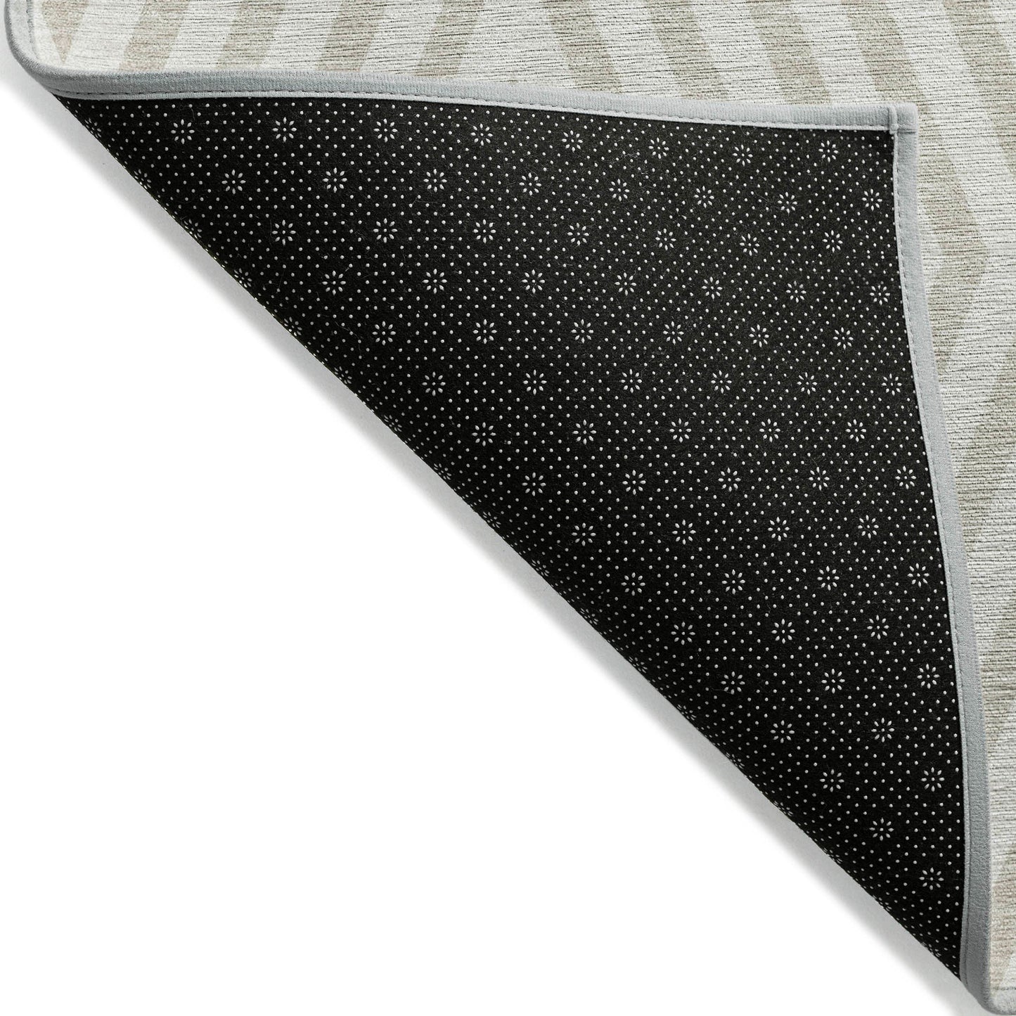Addison Rugs Geometric Ivory Washable Indoor-Outdoor Rug